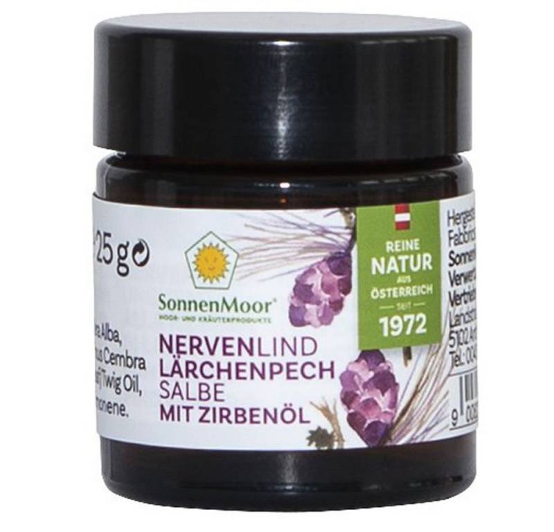 SONNENMOOR Verwertungs- u. Vertriebs GmbH Körperpflegemittel NervenLind Lärchenpechsalbe mit Zirbenöl, 25 g von SONNENMOOR Verwertungs- u. Vertriebs GmbH