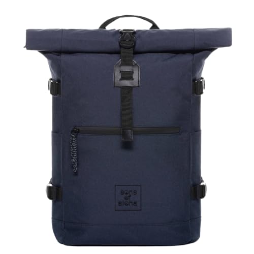 Rucksack Kane Roll-Top Kurierrucksack XL groß - PET recycelt, wasserabweisend - Wander-Rucksack Laptop-Fach 15 Zoll Ocean-blau von SONS OF ALOHA