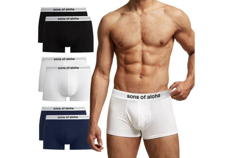 SONS OF ALOHA Boxer Boxershorts SONS OF ALOHA Boxershorts, Unterhose für Männer, Farbmix, XL von SONS OF ALOHA