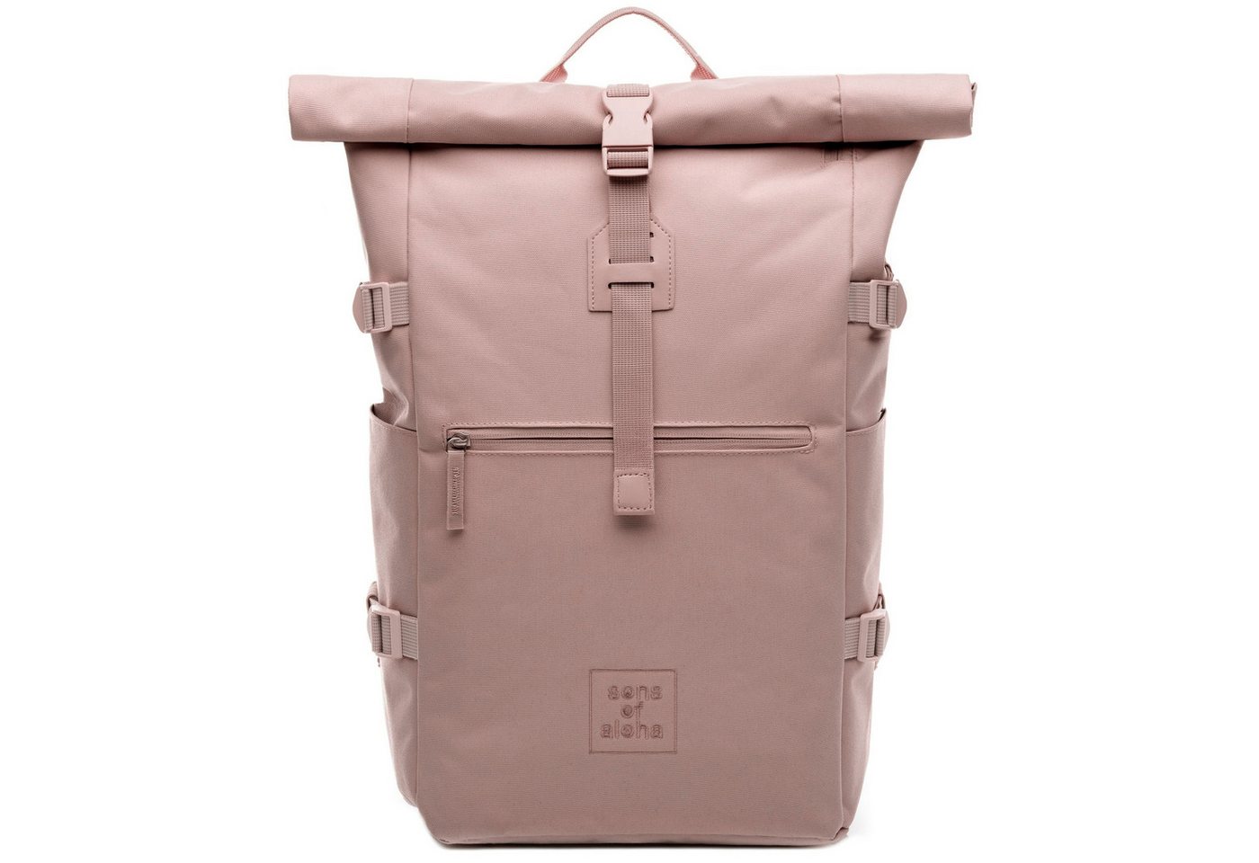 SONS OF ALOHA Rucksack XL RollTop Rucksack KANE erweiterbar Laptop-Fach groß, Tagesrucksack Laptopfach aus recyceltem Plastik, Daypack viele Fächer von SONS OF ALOHA