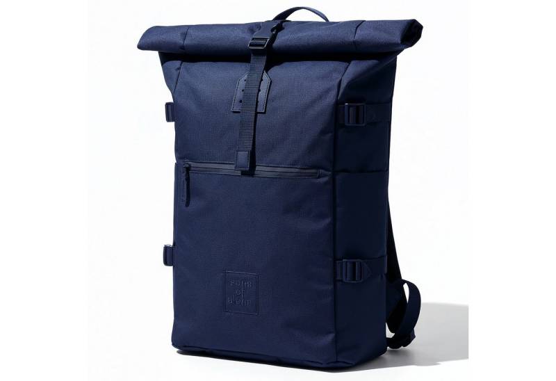 SONS OF ALOHA Rucksack XL RollTop Rucksack KANE erweiterbar Laptop-Fach groß, XL Rucksack Laptopfach aus recyceltem Plastik, Daypack viele Fächer von SONS OF ALOHA
