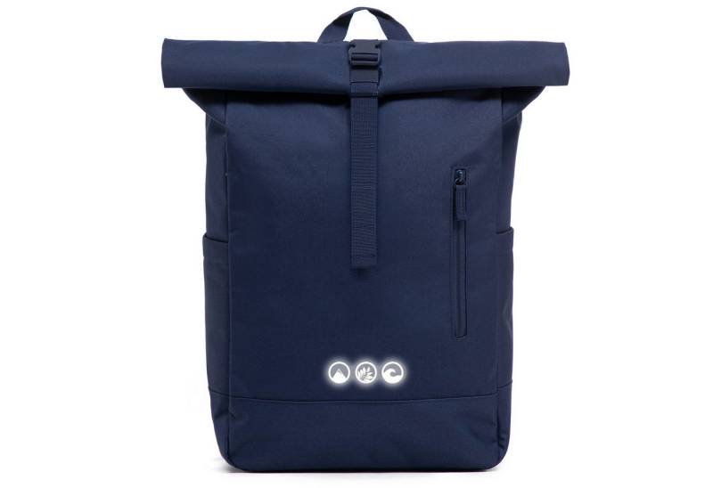 SONS OF ALOHA Rucksack XL Rolltop Rucksack Sporttasche 15 Zoll Reflective ohne Schuhfach 22l, XL Tagesrucksack Laptopfach aus recyceltem Plastik, Sport-Tasche von SONS OF ALOHA