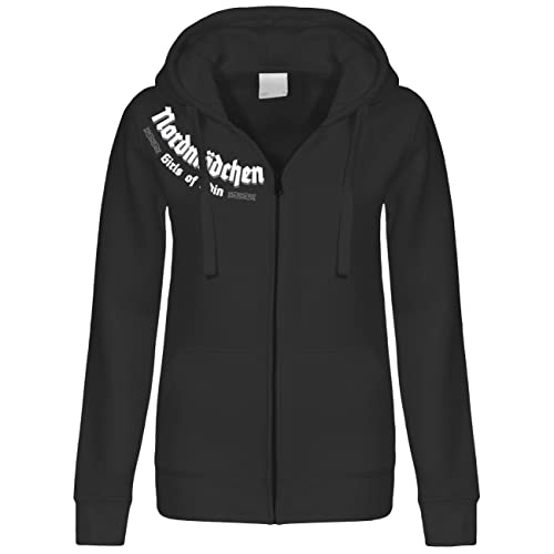 Damen Kapuzenjacke Nordmädchen Girls of Odin Schildmaid shieldmaid Wikinger von SONS OF ODIN