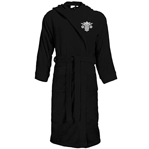 Herren Bademantel mit Kapuze Odin Göttervater S bis 3XL Männer walhalla asgard von SONS OF ODIN