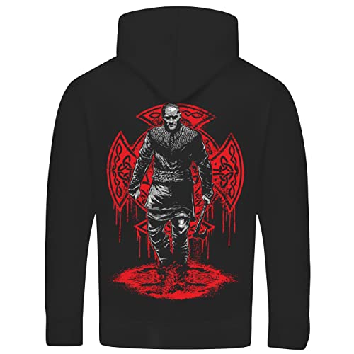 Herren Kapuzenjacke Viking see you in Walhalla Wikinger heiden odin thor rune von SONS OF ODIN