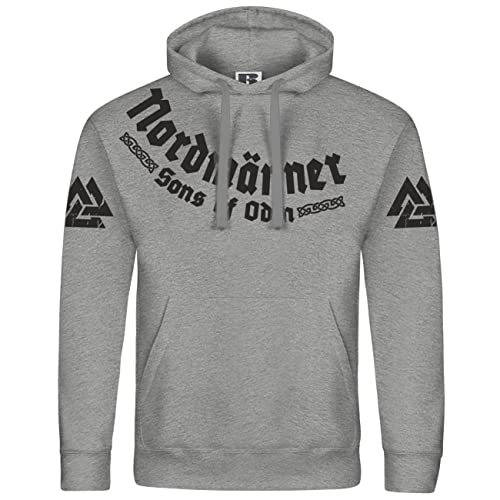 Herren Kapuzenpullover Nordmänner Göttervater Odin Germanen Wikinger Wotan von SONS OF ODIN