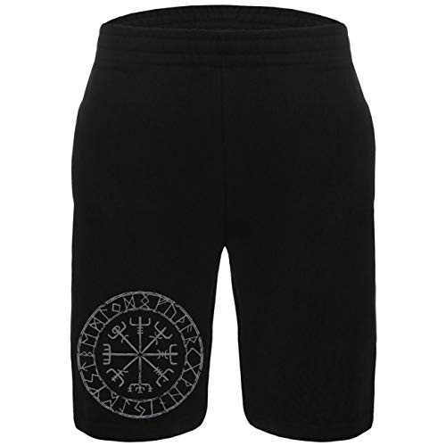 Herren Kurze Hose Nordischer Kompass Vegvisir Rune Odin Thor Wikinger Zeichen von SONS OF ODIN