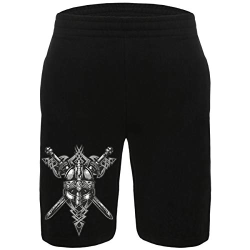 Herren Kurze Hose Shorts Walhalla Ruft Odin Allvater Wotan halblang von SONS OF ODIN