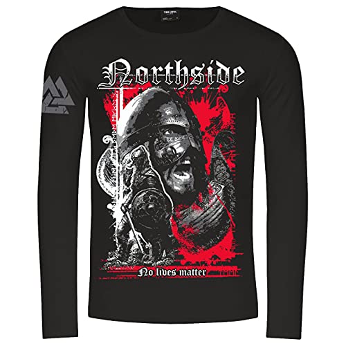 Herren Longsleeve Nordmänner Angriff der Wikinger Auf nach Walhalla Celtic Odin von SONS OF ODIN
