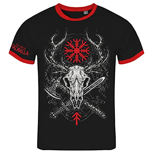 Herren T-Shirt Nordische Folklore Wikinger Heiden Pagan Germanen von SONS OF ODIN