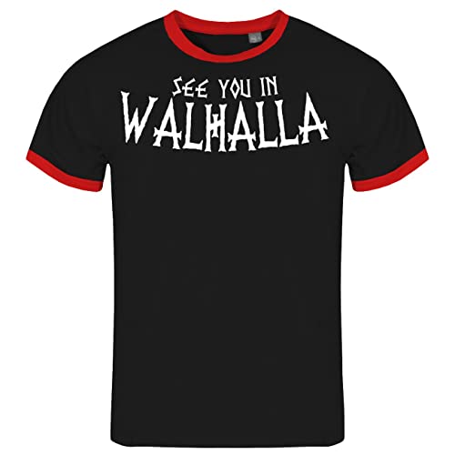 Herren T-Shirt See You in Walhalla Vikings Runes White Größe S - 5XL von SONS OF ODIN