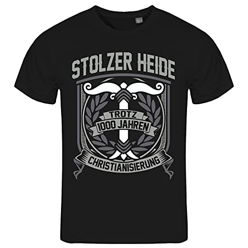 Herren T-Shirt Stolzer Heide trotz 1000 Jahren Christianisierung Pagan von SONS OF ODIN
