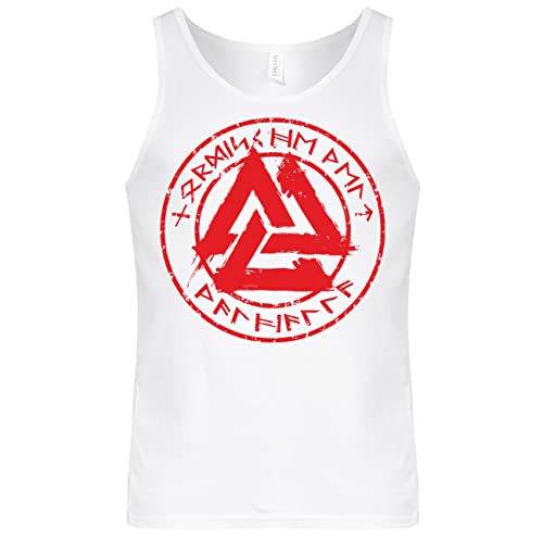 Herren Tank Top Muskelshirt Nordische Welt Walhalla Rote Runen Odin Thor Asgard Herren Tank Top Muskelshirt Nordische Welt Walhalla Rote Runen Odin Thor Asgard von SONS OF ODIN