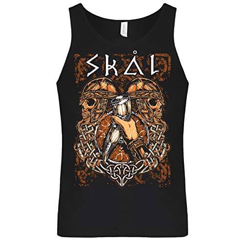 Herren Tank Top Muskelshirt Skal for Valhall Honigwein Trinkspruch Wikinger Odin von SONS OF ODIN