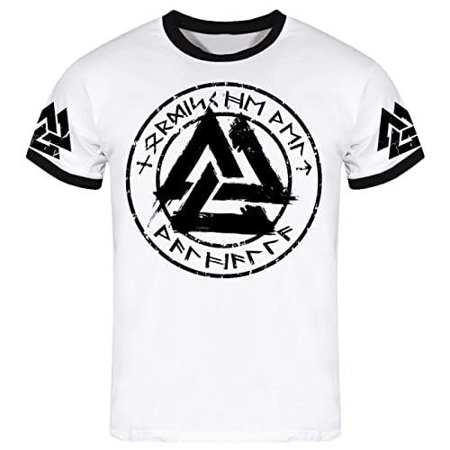 Herren Tshirt Label Valknut Vikings Black Nordic Norse Runes Rune Herren Tshirt Label Valknut Vikings Black Nordic Norse Runes Rune von SONS OF ODIN