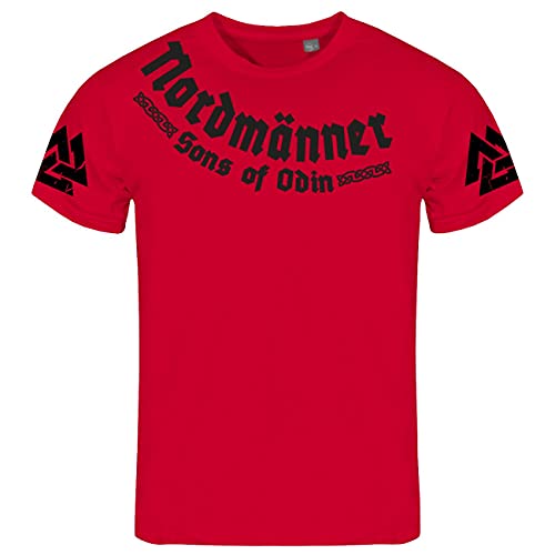 Herren Tshirt Nordmänner Wodan Göttervater Allvater Odin Walhalla von SONS OF ODIN