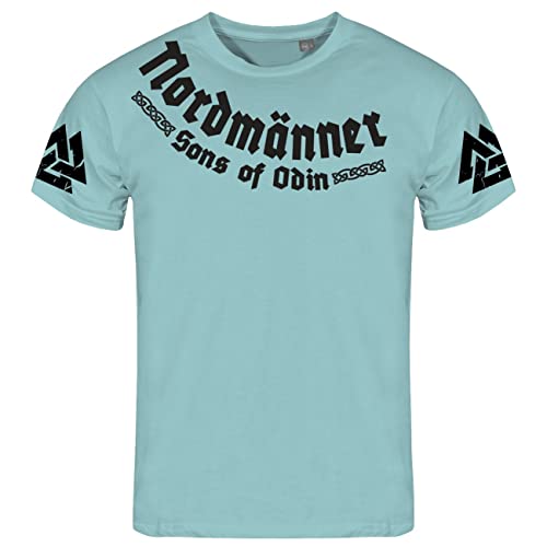 Herren Tshirt Nordmänner Wotan Wodan Odin Motiv Größe S - 8XL von SONS OF ODIN