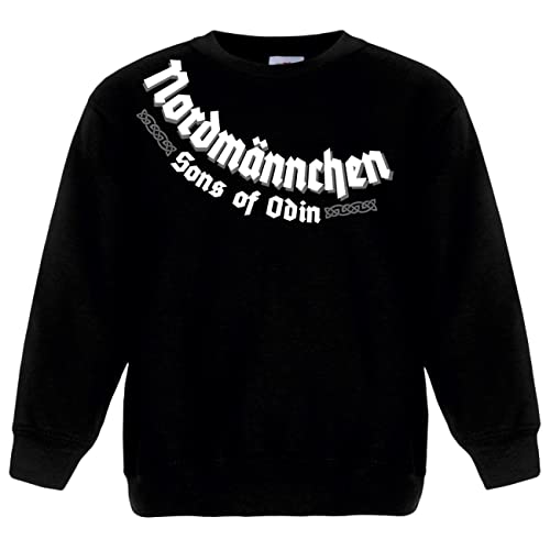 Kinder Junge Pullover Nordmännchen 110-164 Jungen Kids Wikinger Odin Thor von SONS OF ODIN