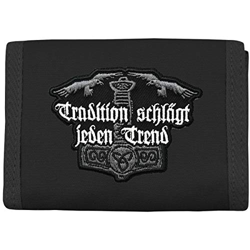 Geldbörse mit Aufnäher Tradition schlägt jeden Trend von SONS OF ODIN