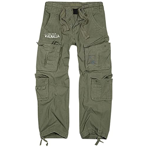 SONS OF ODIN Herren Armeehose Cargo Hose lang mit vielen Taschen See You in Walhalla Wikinger von SONS OF ODIN