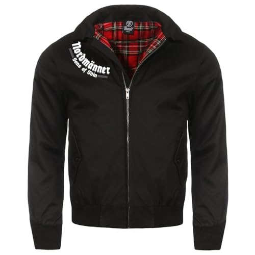 SONS OF ODIN Herren Harrington Jacke Durstige Wikinger Walhalla Schlacht Krieger Kampf Ragnar von SONS OF ODIN