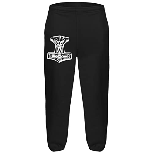 SONS OF ODIN Herren Jogginghose Trainingshose Thors Hammer Wikinger Motive Größe S bis 10XL von SONS OF ODIN