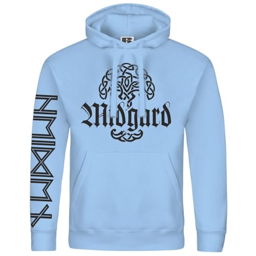 SONS OF ODIN Herren Kapuzenpullover Hoodies Midgard Vegvisir Vikings Valhalla heidentum skal von SONS OF ODIN