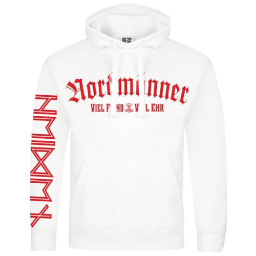 SONS OF ODIN Herren Kapuzenpullover Nordmänner Viel Feind Viel Ehr Germania Heiden Runen von SONS OF ODIN