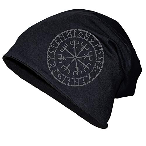SONS OF ODIN Herren Long Beanie Mütze Nordischer Kompass Sonnenrad Vegvisir Slouch Slub SONS OF ODIN Herren Long Beanie Mütze Nordischer Kompass Sonnenrad Vegvisir Slouch Slub von SONS OF ODIN