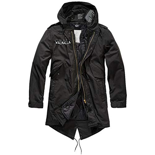 SONS OF ODIN Herren Parka lang Winter Jacke mit heraustrennbaren Futter See you in WALHALLA SONS OF ODIN Herren Parka lang Winter Jacke mit heraustrennbaren Futter See you in WALHALLA von SONS OF ODIN