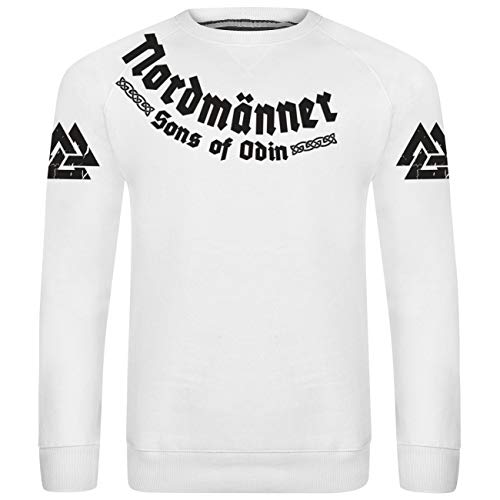 SONS OF ODIN Herren Pullover Sweatshirt Nordmänner Wotan Rune Wikinger Walhalla von SONS OF ODIN