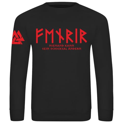 SONS OF ODIN Herren Pullover Vikings Fenrir Wolf Fenriswolf Walhalla Wikinger von SONS OF ODIN