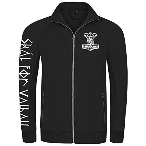 SONS OF ODIN Herren Sweatjacke Skal for Valhall Honigwein Trinkspruch Prost Wikinger saufen von SONS OF ODIN