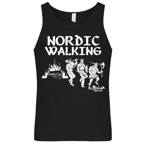SONS OF ODIN Herren Tank Top Muskelshirt Wikinger Raubzüge Nordic Walking nordische Krieger Größe S - 5XL von SONS OF ODIN
