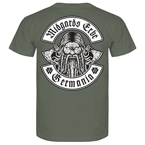 SONS OF ODIN Herren Tshirt Midgards Erbe Germania Walhalla Wikinger Motiv S - 5XL von SONS OF ODIN