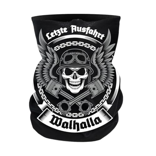 SONS OF ODIN Schlauchschal Halstuch Letzte Ausfahrt Walhalla Biker Motorrad Wikinger Tour von SONS OF ODIN