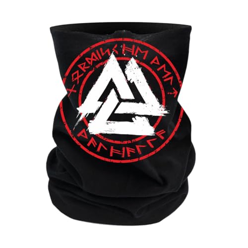 Schlauchschal Halstuch Nordische Welt Walhalla Runen Wikinger Wotansknoten Odin von SONS OF ODIN