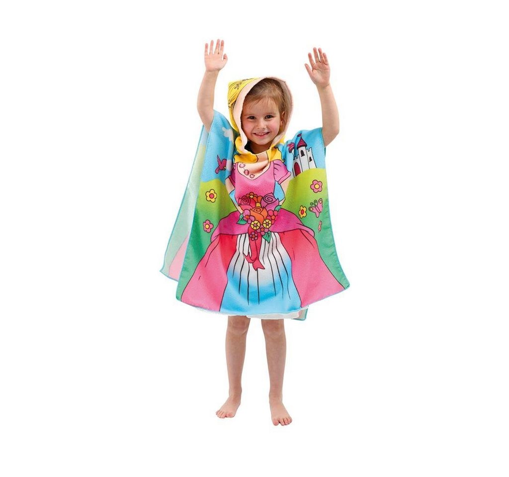 Kinderbademantel Kinder Poncho Handtuch Prinzessin Badetuch Strandtuch von OTTO