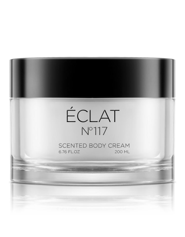 ÉCLAT Bodylotion ECLAT 117 Body Cream Körpercreme mit Sheabutter, D-Panthenol 200 ml, 1-tlg., bodycream117 von ECLAT