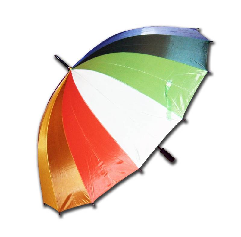 Susino Golfregenschirm GOLFSCHIRM Ø130cm REGENBOGEN 98cm bunt Golfregenschirm 3572, Regenschirm Portierschirm Schirm von Susino