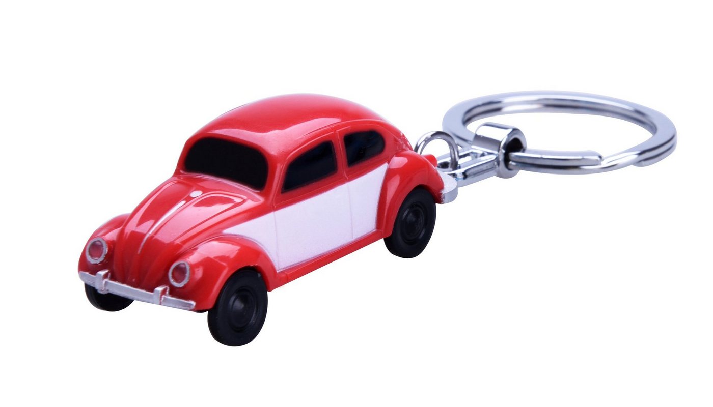 Schlüsselanhänger VW SCHLÜSSELANHÄNGER mit LED Käfer Beetle Boxter Volkswagen 02 (Rot), Taschenlampe von OTTO