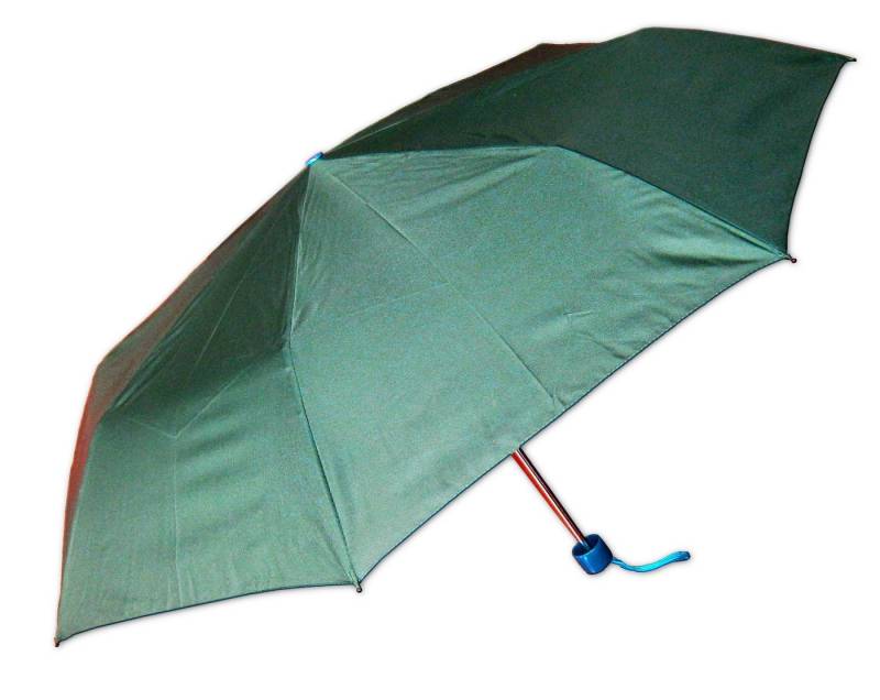 Susino Taschenregenschirm REGENSCHIRM Ø98cm manuell GRÜN Länge 24-57cm Taschenschirm 3478, Taschenregenschirm Schirm von Susino