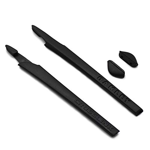 SOODASE Schwarz Ersatz Silikon Rahmenbein Gummi-Kit Für Oakley Crosslink Sonnenbrille von SOODASE