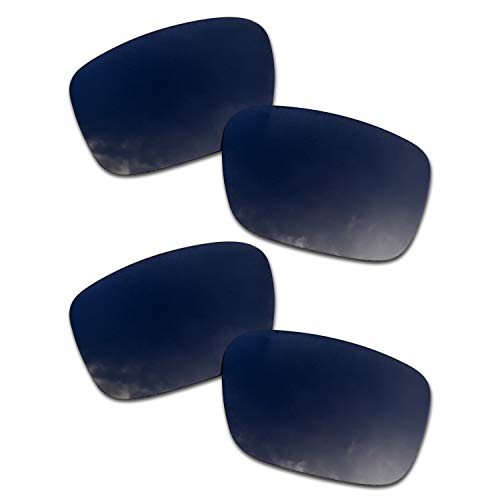SOODASE Für Oakley Drop Point Sonnenbrillen Schwarz 2 Paare Polarisierte Ersatzgläser von SOODASE