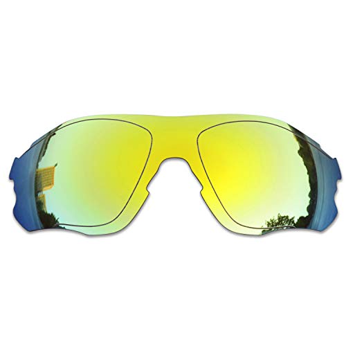 SOODASE Für Oakley EVZero Sonnenbrillen Gold Polarisierte Ersatzgläser von SOODASE