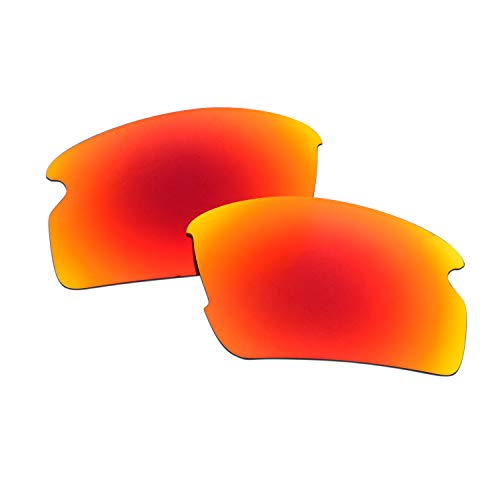 SOODASE Für Oakley Flak 2.0 Sonnenbrillen Rot Polarisierte Ersatzgläser von SOODASE