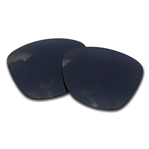 SOODASE Für Oakley Frogskins Sonnenbrillen Schwarz Polarisierte Ersatzgläser von SOODASE