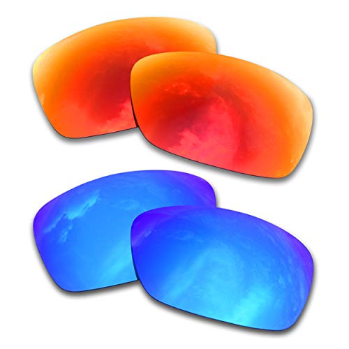 SOODASE Für Oakley Hijinx Sonnenbrillen Rot/Blau 2 Paare Polarisierte Ersatzgläser SOODASE Für Oakley Hijinx Sonnenbrillen Rot/Blau 2 Paare Polarisierte Ersatzgläser von SOODASE