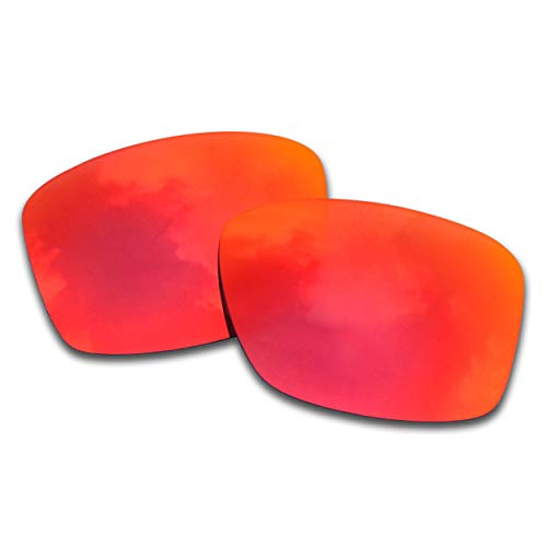 SOODASE Für Oakley Jupiter Squared Sonnenbrillen Rot Polarisierte Ersatzgläser von SOODASE