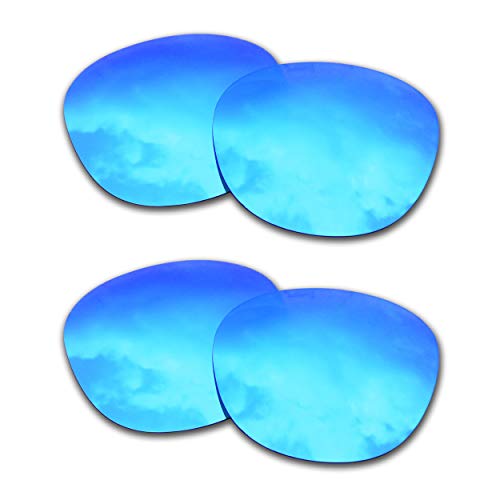 SOODASE Für Oakley Latch Sonnenbrillen Blau 2 Paare Polarisierte Ersatzgläser von SOODASE